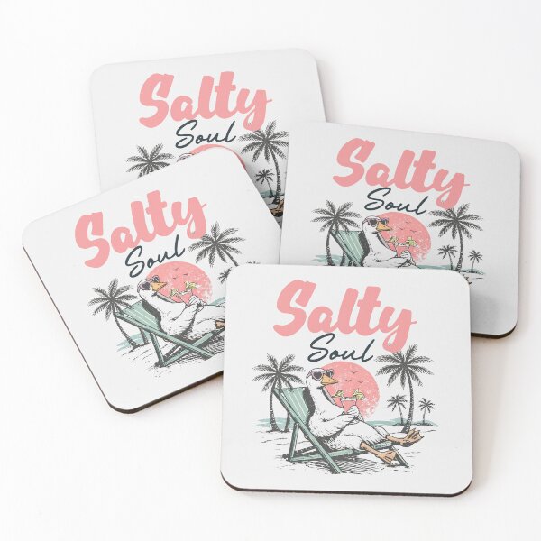 Item preview, Salty Soul – Relaxed Summer Penguin Illustration designed and sold by AngryToro.