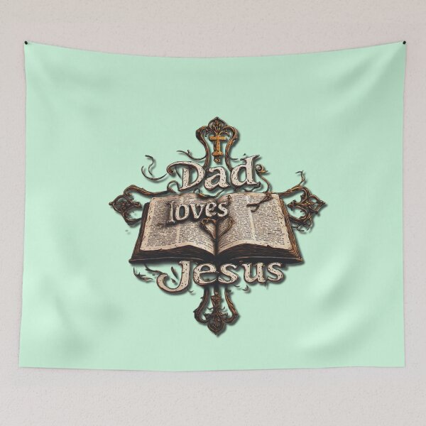 Item preview, Dad loves Jesus designed and sold by Jsw-speedartja.