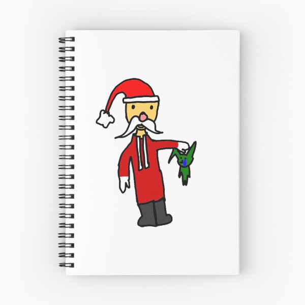 Item preview, mean santa designed and sold by sirspacecow3rd.