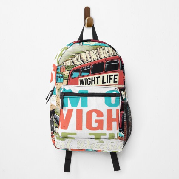 Item preview, Funny Isle of Wight Travel Shirt – “I’m On The Wight Side of the Isle” Vintage Bus Coastal Design | UK Travel Humor Graphic Tee designed and sold by Sushikidsntoddlers.