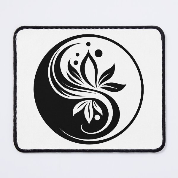 Item preview,  Yin Yang with Lotus Flowers designed and sold by jkrphoto.