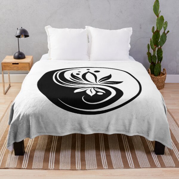 Item preview,  Yin Yang with Lotus Flowers designed and sold by jkrphoto.
