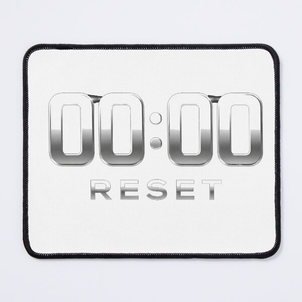 Item preview, 00:00 Reset Minimal Typography designed and sold by reanacreations.