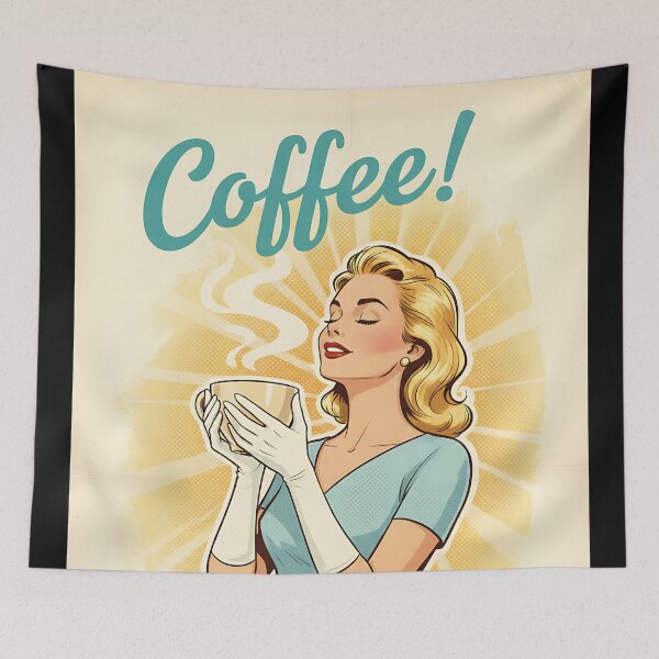 Item preview, Coffee! You Can Sleep When Vintage Retro Mom Joke designed and sold by Retro-Anime9.