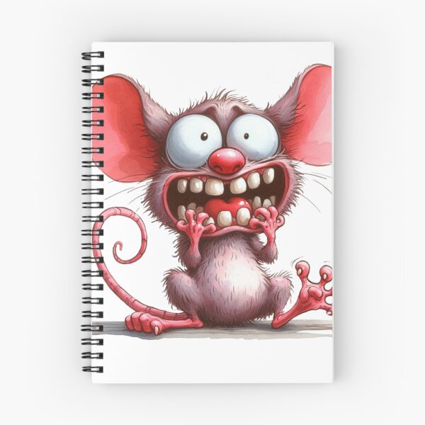Item preview, Hilarious Exaggerated Mouse Cartoon Illustration designed and sold by LunaPixelStudio.