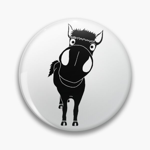 Item preview, Close-up of a black horse designed and sold by Lagueny.
