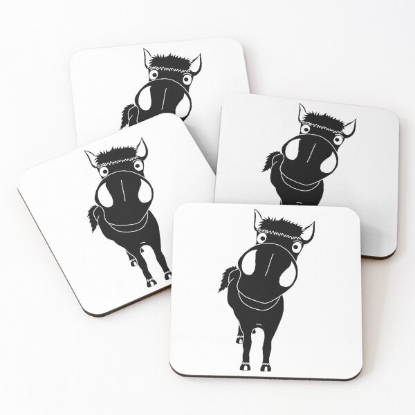 Item preview, Close-up of a black horse designed and sold by Lagueny.