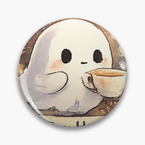 Item preview, Tea and Tiny Hauntings Cute Ghost designed and sold by GUINewAlex.
