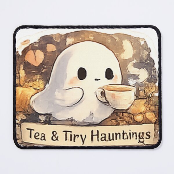 Item preview, Tea and Tiny Hauntings Cute Ghost designed and sold by GUINewAlex.