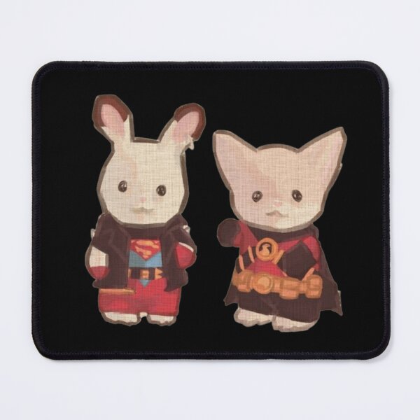 Item preview, Super Bunny & Red Robin Cat Plush Duo | Cute Superhero Kawaii Collectibles Calico designed and sold by NDrake31.