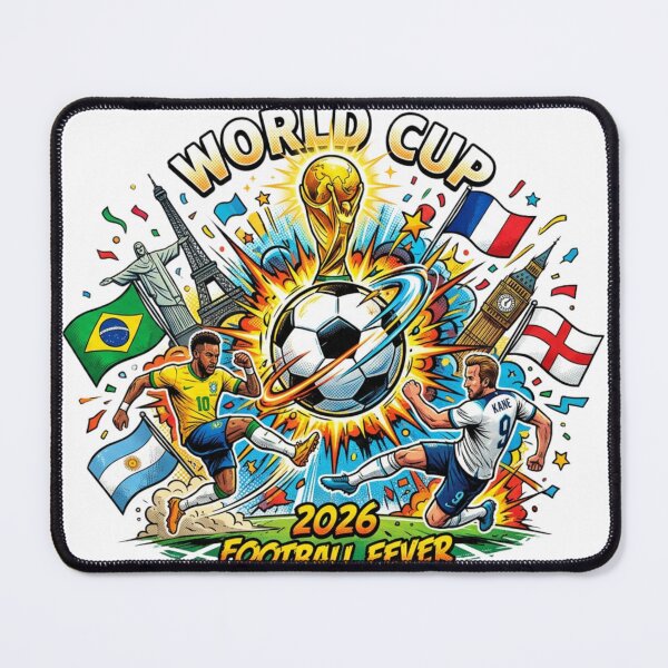 Item preview, World Cup 2026 Football Fever Explosion Art designed and sold by ShirtsUp-Lane.