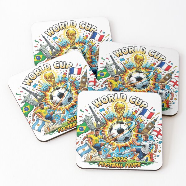 Item preview, World Cup 2026 Football Fever Explosion Art designed and sold by ShirtsUp-Lane.