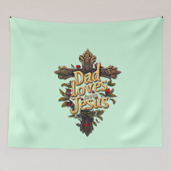 Item preview, Dad loves Jesus designed and sold by Jsw-speedartja.