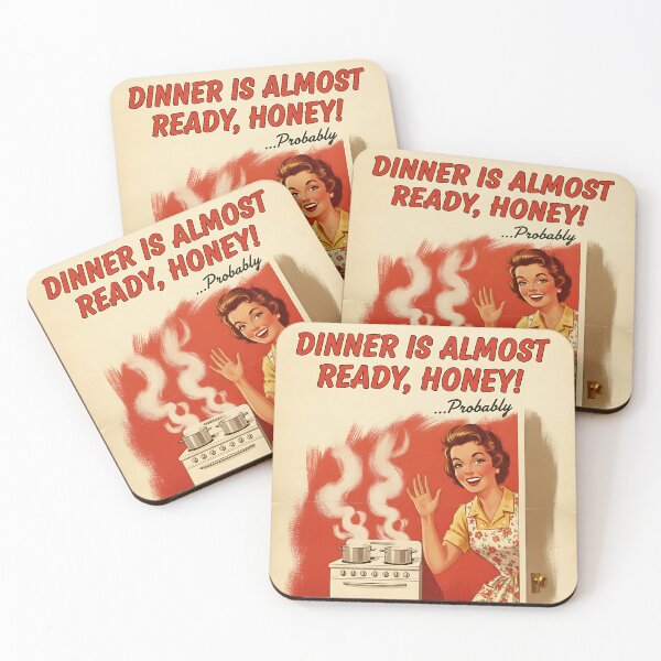 Item preview, Dinner Is Ready (probably) Vintage Retro Mom Joke designed and sold by Retro-Anime9.