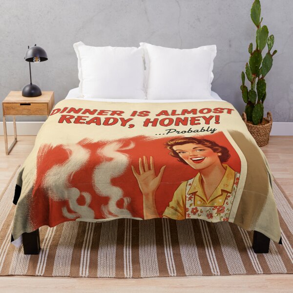 Item preview, Dinner Is Ready (probably) Vintage Retro Mom Joke designed and sold by Retro-Anime9.