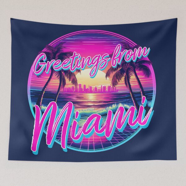 Item preview, Miami Sunsets: Retro Waves & Neon Rays designed and sold by pollosdesigns.