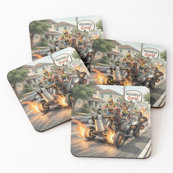 Item preview, Fantastic Household Grand Prix full of creativity and speed in a wild everyday racing scene designed and sold by FotoworldEdel.