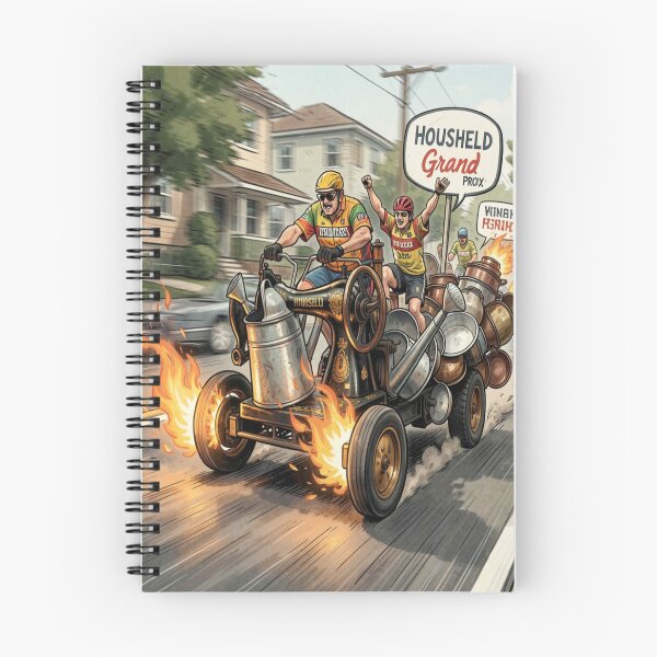 Item preview, Fantastic Household Grand Prix full of creativity and speed in a wild everyday racing scene designed and sold by FotoworldEdel.