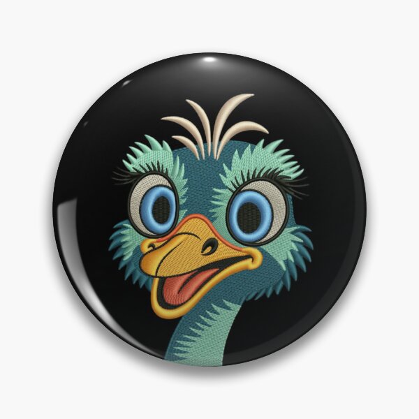 Item preview, Cartoon ostrich head designed and sold by 123ks.