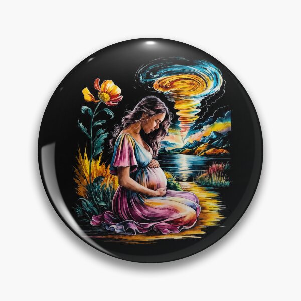 Item preview, Motherhood in Bloom – Beautiful Pregnancy Art for Expecting Moms designed and sold by maseno.