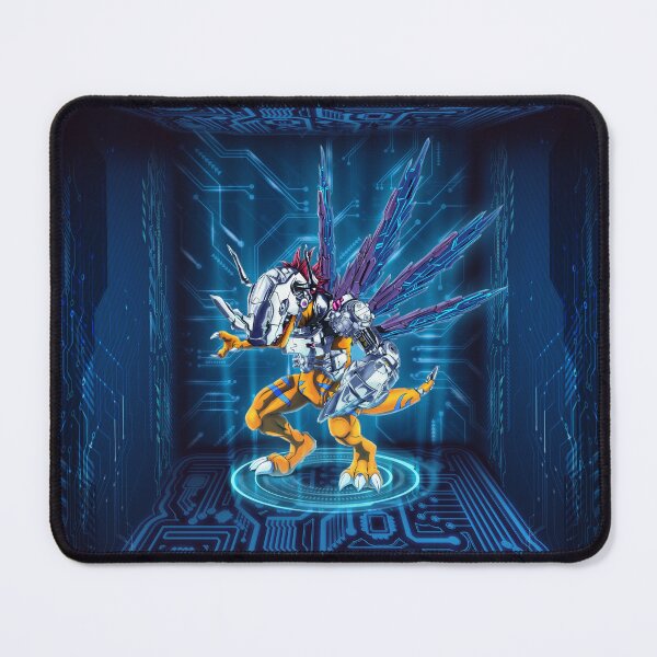 Item preview, Metalgreymon Digimon Retro Illustration Anime Poster designed and sold by rabardock.