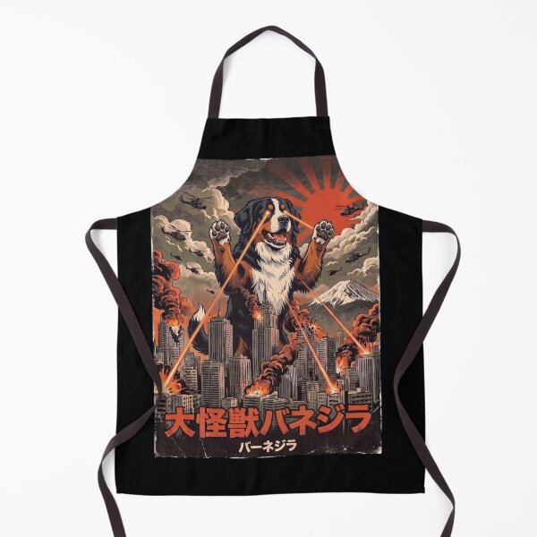 Item preview, Bernese Mountain Dog Dogzilla Japanese Fuji Art Dog Owner designed and sold by DoodleTortle.