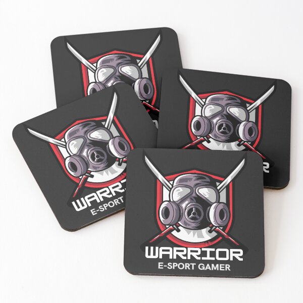 Item preview, Warrior E-Sport Gamer Gas Mask T-Shirt Gaming Gift Esports Team Tee designed and sold by oonproducts.