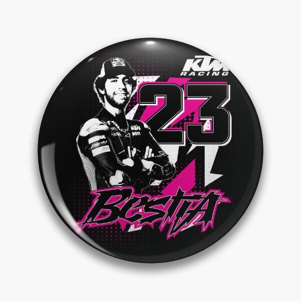 Item preview, Enea Bastianini 23 La Bestia MotoGP KTM Racing Italia (Italian Rider) designed and sold by Stotee.