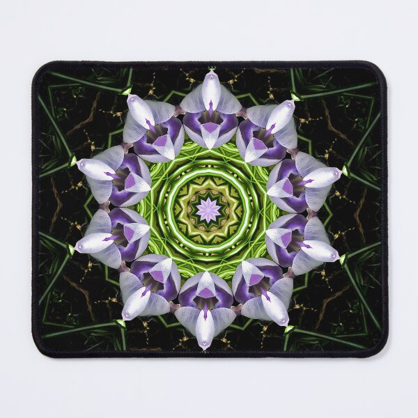 Item preview, Purple Floral Mandala Kaleidoscope Art Design designed and sold by Vac1.
