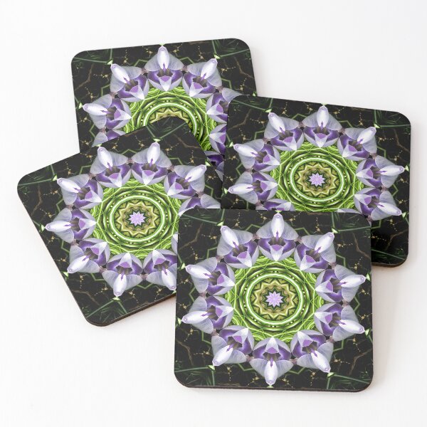 Item preview, Purple Floral Mandala Kaleidoscope Art Design designed and sold by Vac1.