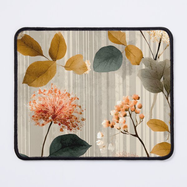 Item preview, Soft Romantic Abstract Botanical Organic Pattern designed and sold by GrinGalore.