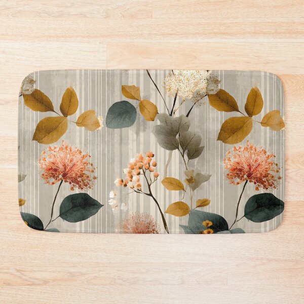 Item preview, Soft Romantic Abstract Botanical Organic Pattern designed and sold by GrinGalore.