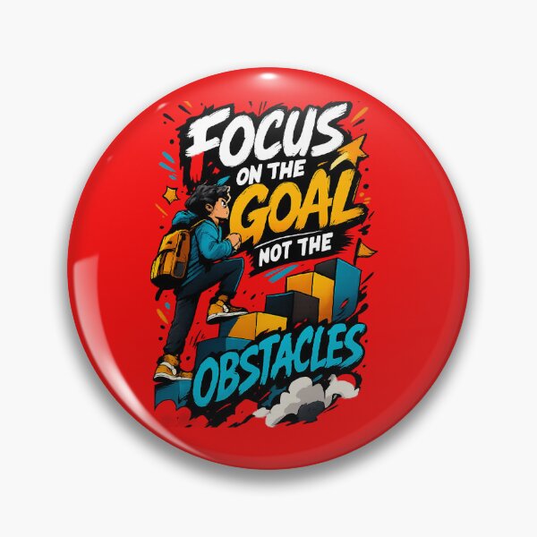 Item preview, Focus On The Goal Not The Obstacles designed and sold by mr.bardook.