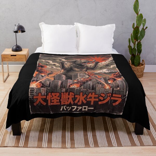 Item preview, Buffalozilla Japanese Fuji Art Animal Buffalo Lover designed and sold by DoodleTortle.