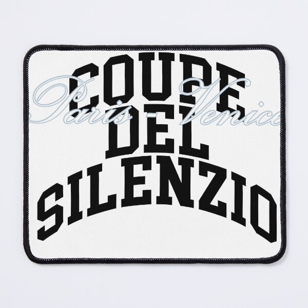 Item preview, Coupe Del Silenzio Paris Venice Italian Streetwear Dark T-Shirt designed and sold by Atique Creations.