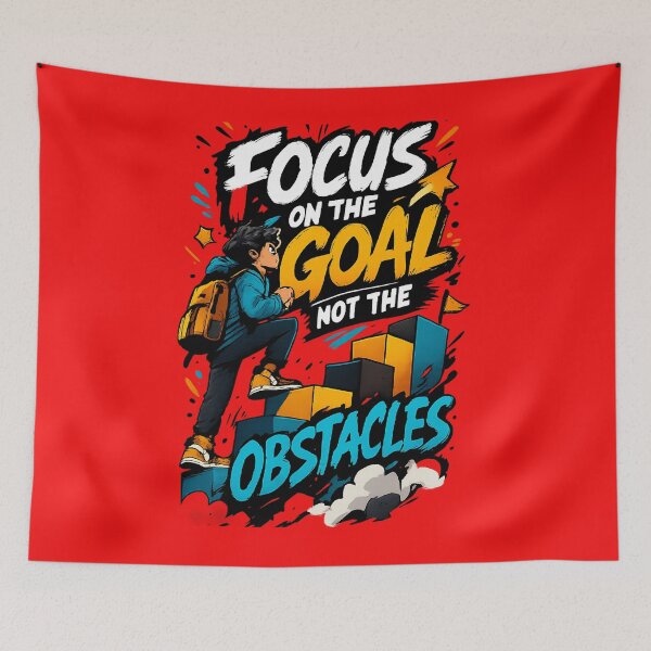 Item preview, Focus On The Goal Not The Obstacles designed and sold by mr.bardook.
