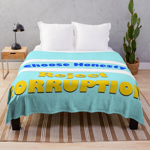 Item preview, Corruption Harms All – Bold Public Awareness Statement designed and sold by annenambiro.