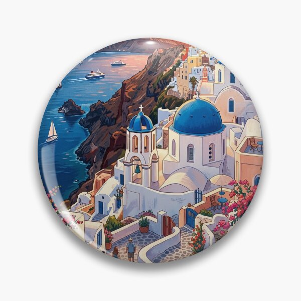 Item preview, Santorini greece sea designed and sold by lisbon73shop.