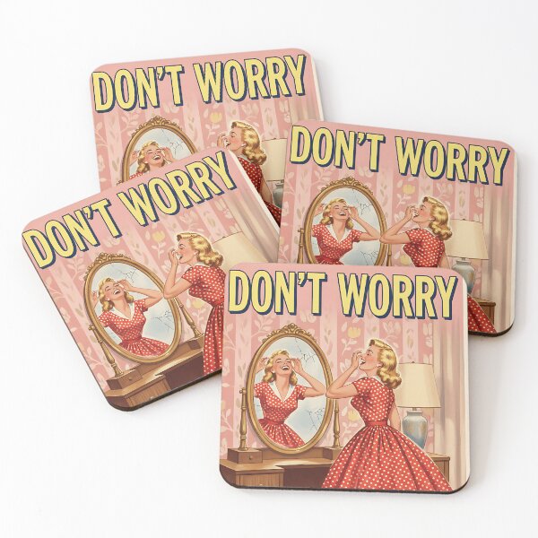 Item preview, Don't Worry Be Ugly Vintage Retro Mom Joke designed and sold by Retro-Anime9.
