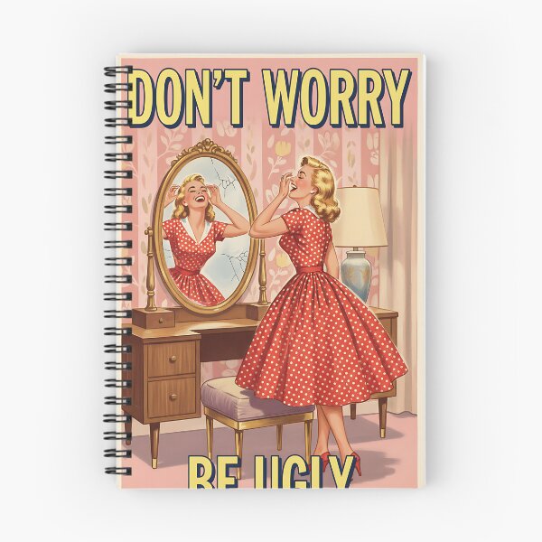 Item preview, Don't Worry Be Ugly Vintage Retro Mom Joke designed and sold by Retro-Anime9.