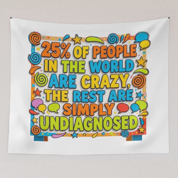 Item preview, we are all a little crazy designed and sold by misiek8223.