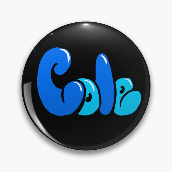 Item preview, Cole Blue Graffiti Bubble Letters Name Design designed and sold by Artonmytee.