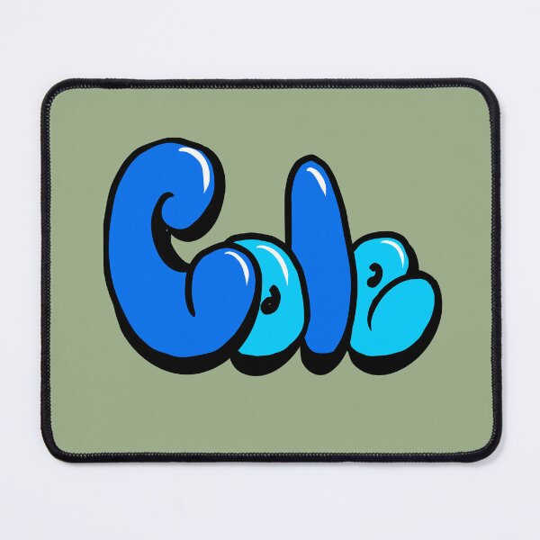 Item preview, Cole Blue Graffiti Bubble Letters Name Design designed and sold by Artonmytee.