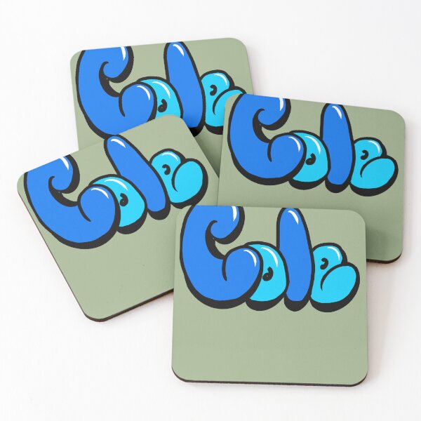 Item preview, Cole Blue Graffiti Bubble Letters Name Design designed and sold by Artonmytee.