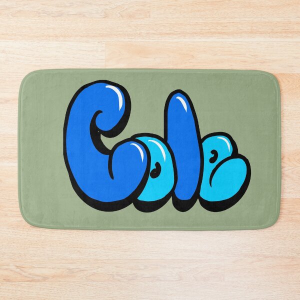 Item preview, Cole Blue Graffiti Bubble Letters Name Design designed and sold by Artonmytee.