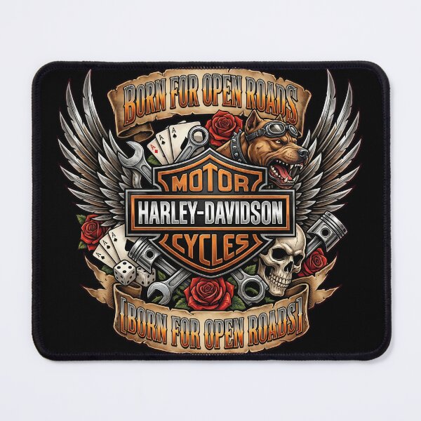 Item preview, Harley Davidson Born For Open Roads Heavy Twin Engine Design designed and sold by enzoade.