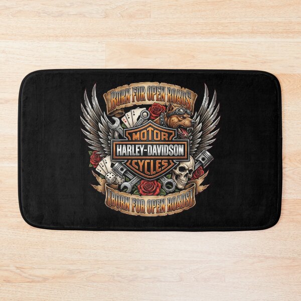 Item preview, Harley Davidson Born For Open Roads Heavy Twin Engine Design designed and sold by enzoade.