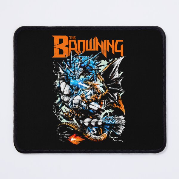 Item preview, The Browning Band Cybernetic Dragon Battle Sci Fi Fantasy Heavy Metal Music designed and sold by MartaNeubano.