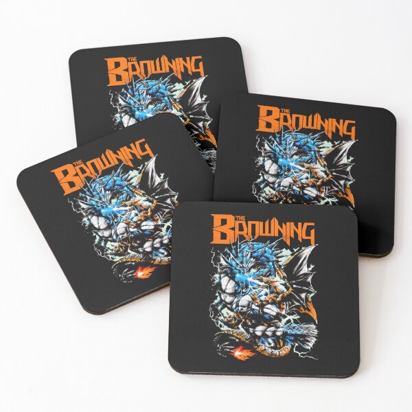 Item preview, The Browning Band Cybernetic Dragon Battle Sci Fi Fantasy Heavy Metal Music designed and sold by MartaNeubano.