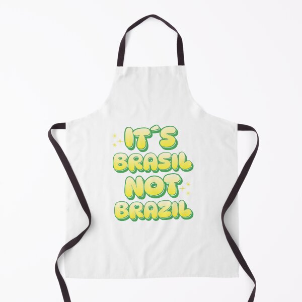 Item preview, It’s Brasil Not Brazil Retro Typography Design designed and sold by PrintandJoy.